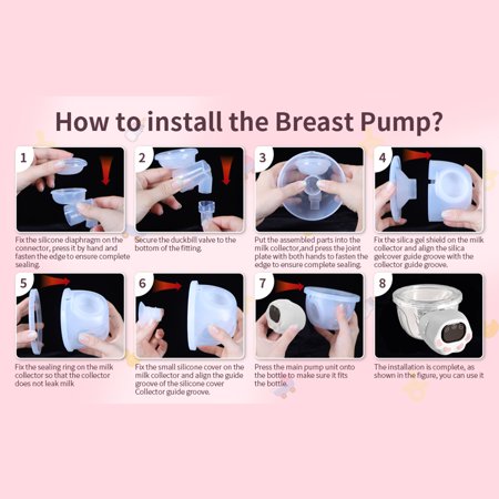 Wearable Breast Pump, Hands Free Electric Breast Pump with 3 Modes & 9 Levels
