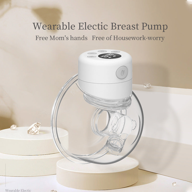 Yadala - Wearable Breast Pump, Portable Hands-Free Electric Breastfeeding Pump 24mm White