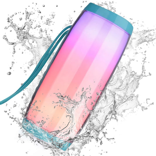 Waterproof Bluetooth Speaker, Portable Wireless Party Speaker With 360 Rich Dynamic Sound