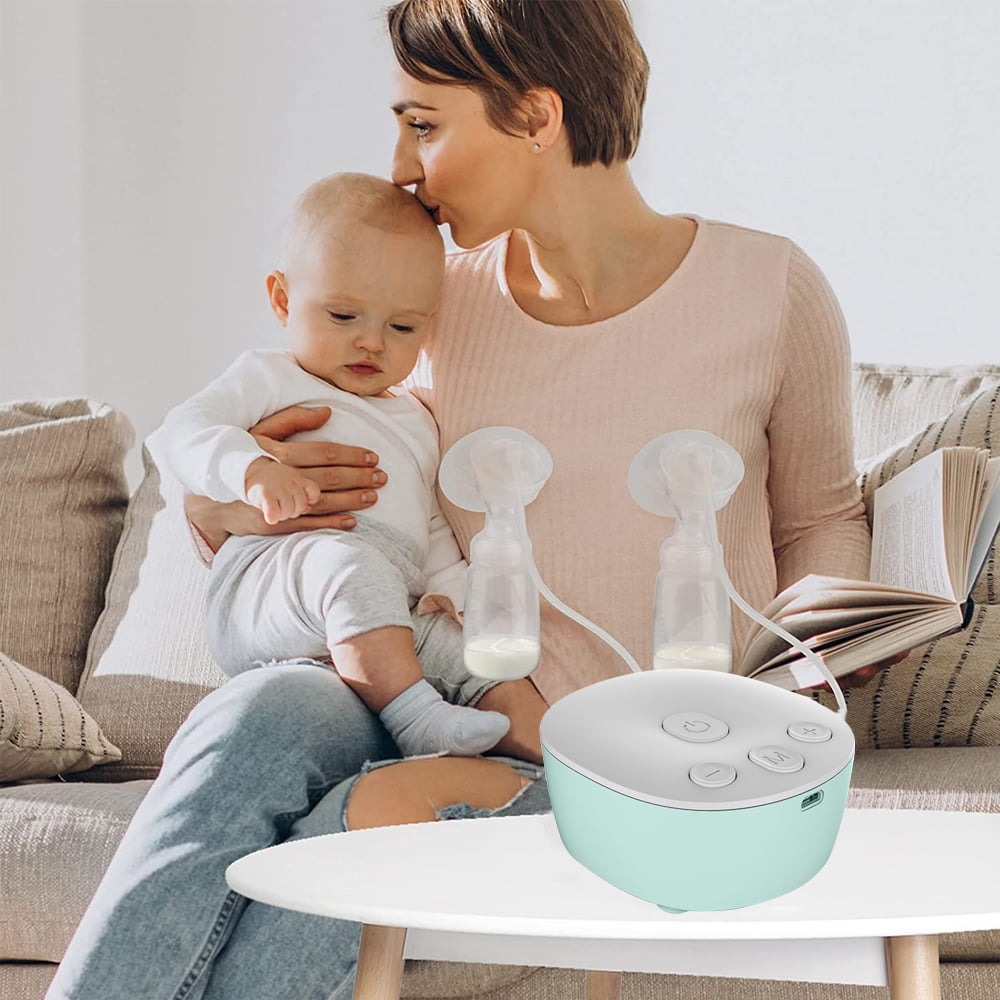 Double Electric Breast Pump, Pain Free Strong Suction Power Breast Pumps with 2 Modes and 9 Levels