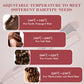 2 in 1 Flat Iron, Jungle Wave Hair Straightener and Curling Iron, Negative ion Straightening for Curls, Waves, Straight hair