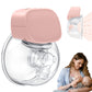 Yadala Wearable Breast Pump - Electric Hands-Free Portable Breastfeeding Breast pump, Spill-Proof Ultra-Quiet Pain Free Breast Pump with 2 Mode & 5 Levels, 24mm- Pink