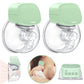 Yadala Wearable Breast Pump, Hands Free Portable Wireless Electric Breast Pump with 2 Modes 5 Levels and Breastmilk Storage Bags
