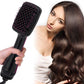 Blow Dryer with Comb, 2 in 1 Negative Lonic Hair Dryer Brush for Hair Care and Eliminate Frizzing, Electric Hot Air Styling