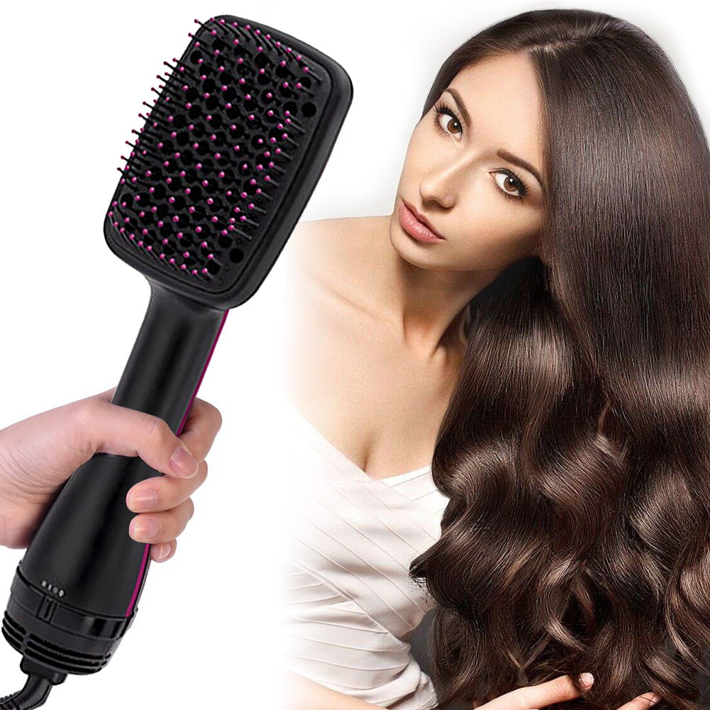 Blow Dryer with Comb, 2 in 1 Negative Lonic Hair Dryer Brush for Hair Care and Eliminate Frizzing, Electric Hot Air Styling