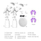 Electric Breast Pump, Pain Free Strong Suction Power Breast Pump, Automatic Dual Sided Mom Milk Extractor