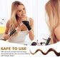 6 in 1 Curling Iron Wand Set - Byfumay Ceramic  Hair Curling Iron with 6 Interchangeable Ceramic Barrels(0.35’’ -1.25’’) and 2 Temperature Instant Heat Up Hair Curler for All Hair Types