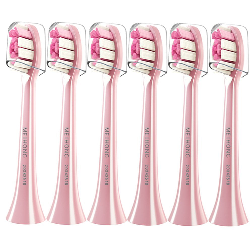 Replacement Toothbrush Heads for Philips Sonicare Replacement Heads, Compatible with Phillips Sonicare Replacement Brush Head, Electric Toothbrush Heads Refill for Sonic Care Snap-On,6 Pack