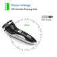 SweetLF Electric Razor for Men, IPX7 Waterproof Wet and Dry Electric Shaver with Pop-up Trimmer, Black