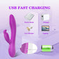 Thrusting  Rabbit Vibrator for Women G Spot Stimulator Sex Toys with 10 Powerful  Tongue Licking Modes Telescopic Heating Function Waterproof Adult Toy for Couples