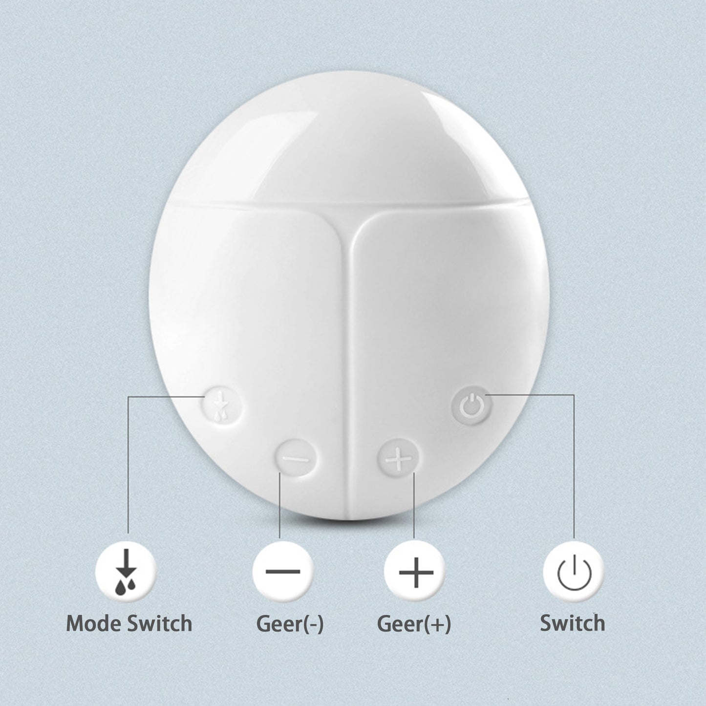 Yadala  Double Breast Pump, Breast Pump, Portable Dual Suction Nursing Breastfeeding Pump