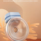 Yadala Gentle Painless Wearable Breast Pump, Smart Electric Breast Pump Portable Silicone Breastfeeding Breast Pump, Blue,24mm
