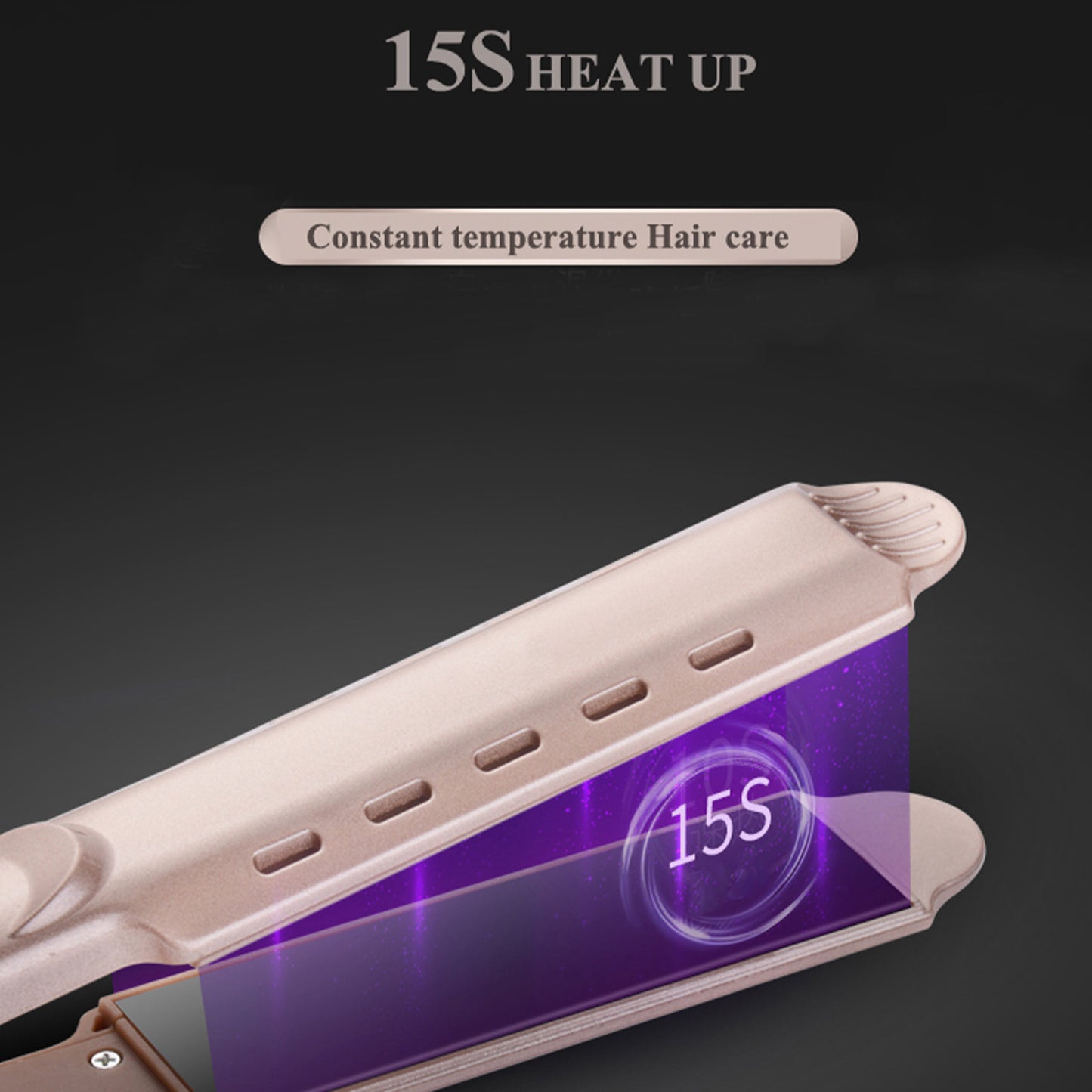 Hair Straightener and Curler, 2 in 1 Ceramic Tourmaline Flat Iron Hair Straightener and Curling Iron