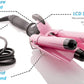 3 Barrel Curling Iron Wand with LCD Temperature Display - Hosey 1 Inch Ceramic Tourmaline Triple Barrels Hair Waver, Dual Voltage Hair Crimper (Pink)