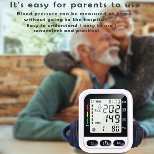 Blood Pressure Cuff, Professional Automatic Arm Blood Pressure Monitor with LCD Backlit Display & Double mode, Portable BP Heart Rate Monitor, for Home Office Travel Use