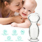 Manual Breast Pump, Food Grade Silicone Breast Pump for Beastfeeding with Lid , 100 ML
