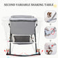 Bassinet for Babies, Zechiy 4 in 1 Portable Rocking Bassinet with Breathable Net and Harmless Mattress, Quick-Fold Crib for Newborn Girl Boy Infant, Purple
