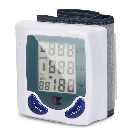 Blood Pressure Monitor, Digital Wrist Blood Pressure Monitor with Measures Pulse, Diastolic and Systolic