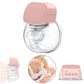 Yadala Wearable Breast Pump - Electric Hands-Free Portable Breastfeeding Breast pump, Spill-Proof Ultra-Quiet Pain Free Breast Pump with 2 Mode & 5 Levels, 24mm- Pink
