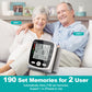 Blood Pressure Monitor, BDUN Rechargable Blood Pressure Machine Wrist, Automatic Digital Blood Pressure Monitor with Voice Broadcast and 180 Memory for Doul User