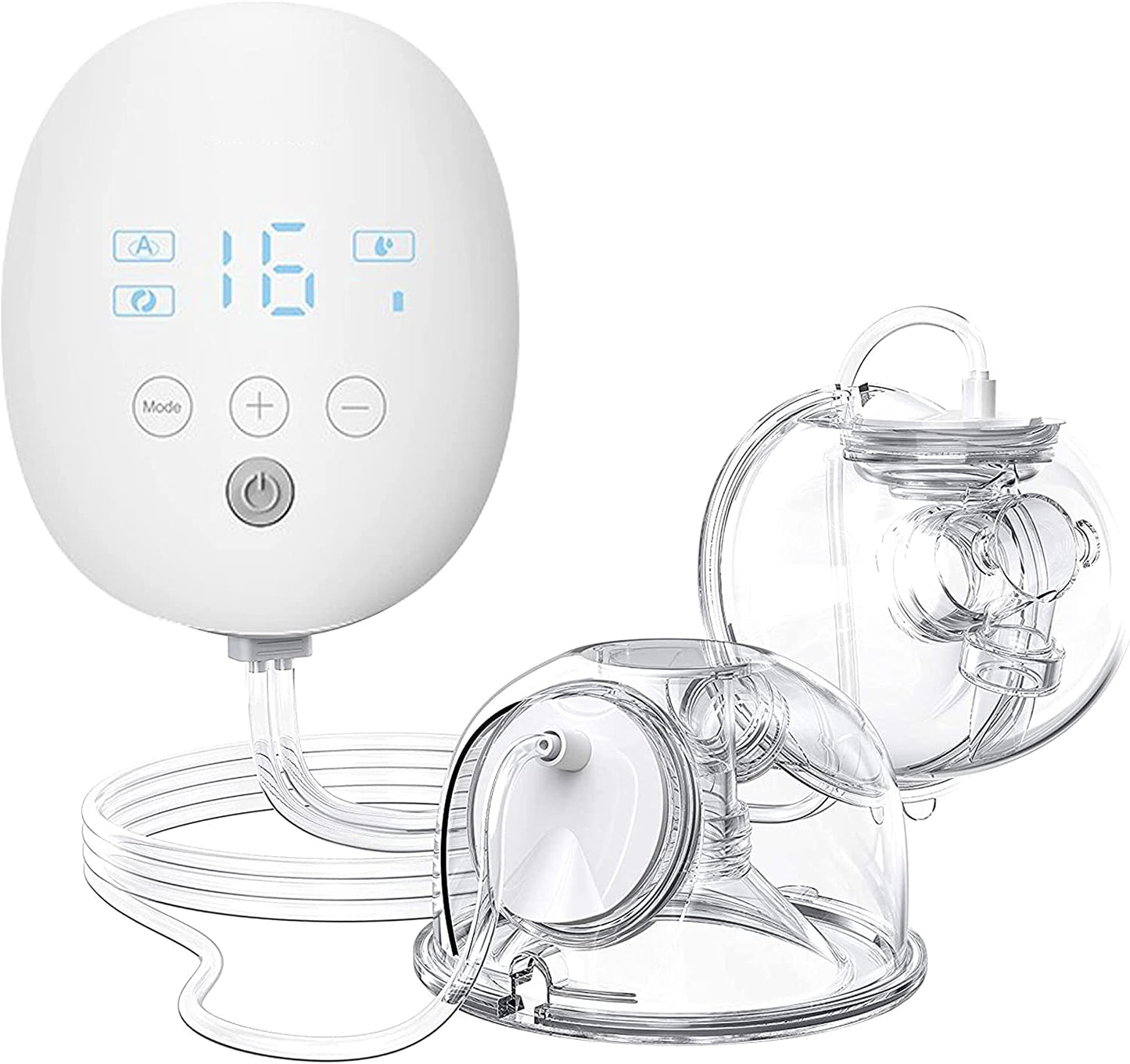 Yadala Wearable Wireless Double Electric Breast Pump, 16 Levels 3 Modes