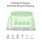 Electric Breast Pump Yadala Wearable Hands-Free Portable Spill-Proof Ultra-Quiet Pain Free  Breastfeeding Breast Pump with 2 Mode & 5 Levels, 24mm- Green