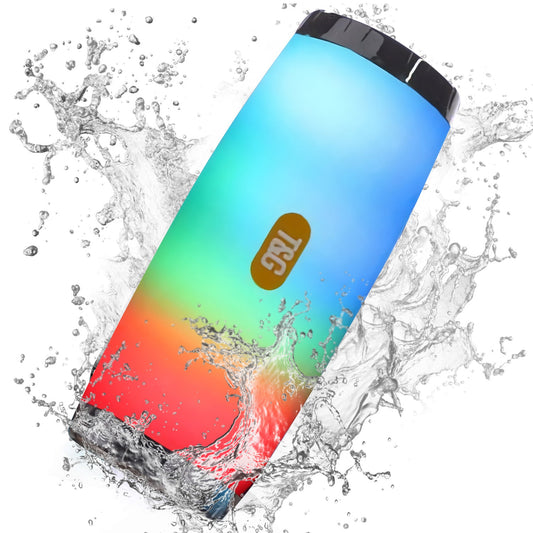 Portable Wireless Bluetooth Speaker,Waterproof Bluetooth Speaker with Lights,Outdoor Party Speaker