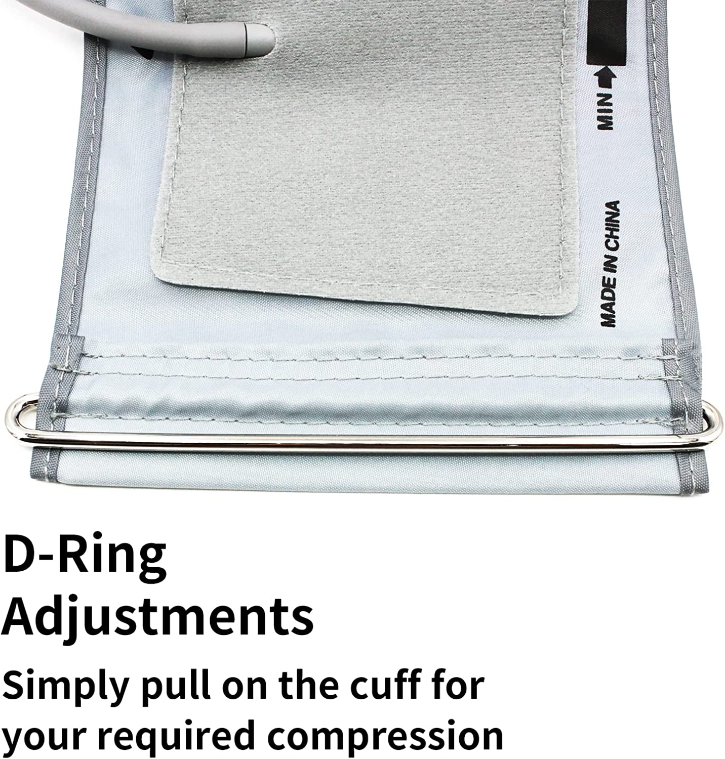 Plus-Sized Bariatric Blood Pressure Cuff, Replacement Extra Large Cuff Compatible with Omron BP for 9"-19" Big Arm