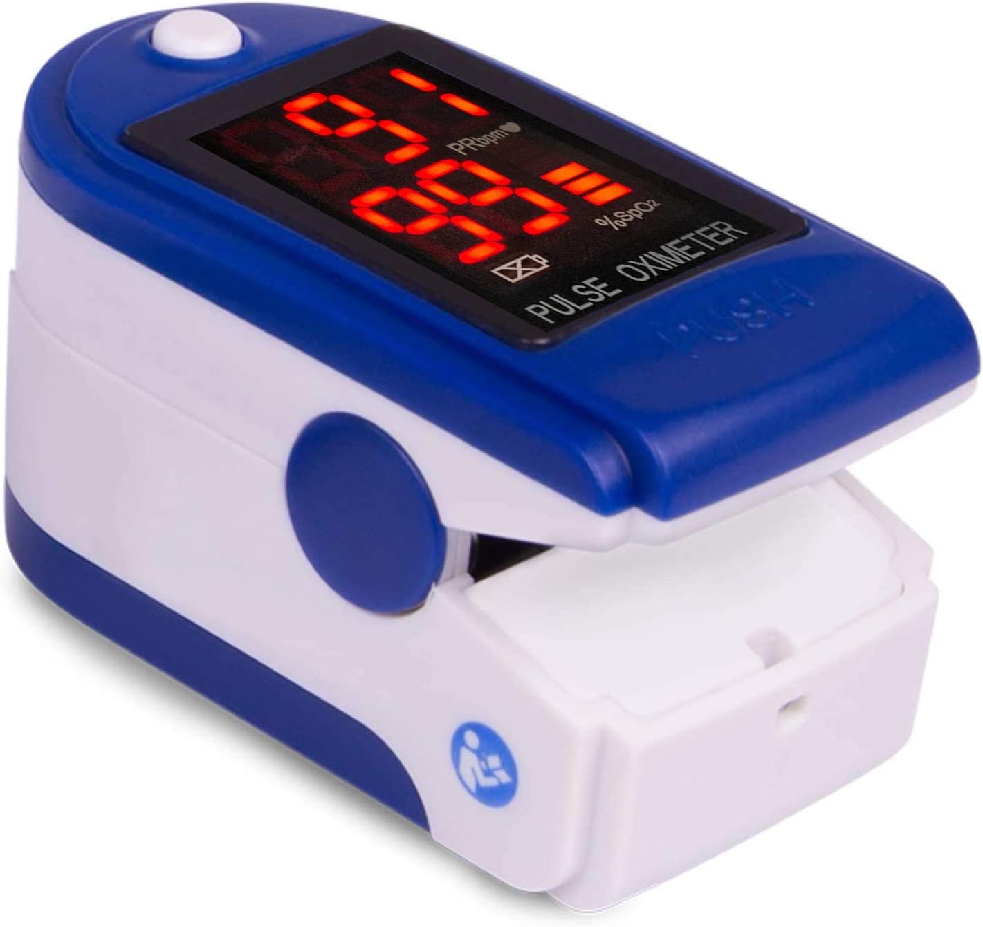 Yadala Finger Pulse Oximeter, Oxygen Saturation Monitor, Pulse Oximeter Fingertip o2 Monitor for Pediatric and Adult - Sports and Aviation Use Only