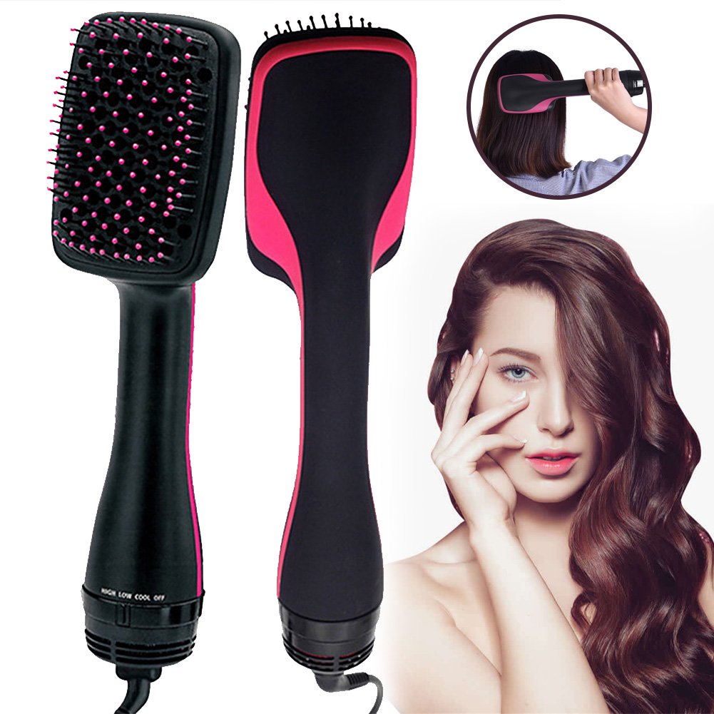 Negative Ion Hair Dryer for Hair Care, Electric Blow Dryer with Comb for Wet Dry Dual Use, Styling Hair Dryer with 3 Temperature Control