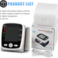 Blood Pressure Monitor, BDUN Rechargable Blood Pressure Machine Wrist, Automatic Digital Blood Pressure Monitor with Voice Broadcast and 180 Memory for Doul User