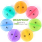 Pill Organizer 2 Times A Day Travel Weekly Pill Box 7 Day AM/PM Pill Organizer, Large Pop-Out Compartments, Rainbow