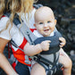 YADALA Baby Carrier, Omni 360 All-Position Baby Carrier for Newborn to Toddler with Lumbar Support & Cool Air Mesh (7-45 lb), Carbon Grey