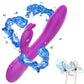 Thrusting  Rabbit Vibrator for Women G Spot Stimulator Sex Toys with 10 Powerful  Tongue Licking Modes Telescopic Heating Function Waterproof Adult Toy for Couples