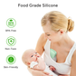 Yadala Dual Electric Painless Wearable Breast Pump for Travel and Home - Green