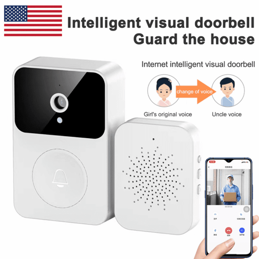 Happylost Smart Wireless WiFi Video Doorbell Phone Camera Door Bell Ring Intercom Security