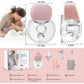 Double Wearable Breast Pump Yadala - Electric Hands-Free Portable Breastfeeding Breastpump, Spill-Proof Ultra-Quiet Pain Free Breast Pump,Light Pink