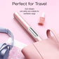 Jungle Wave Flat iron, 2 in 1 Hair Straightener & Curling Iron Styling Tool, Fast Heat Titanium Flat Iron, Pink