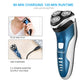 SweetLF Electric Razor for Men, IPX7 Waterproof Wet and Dry Electric Shaver with Pop-up Trimmer, Blue
