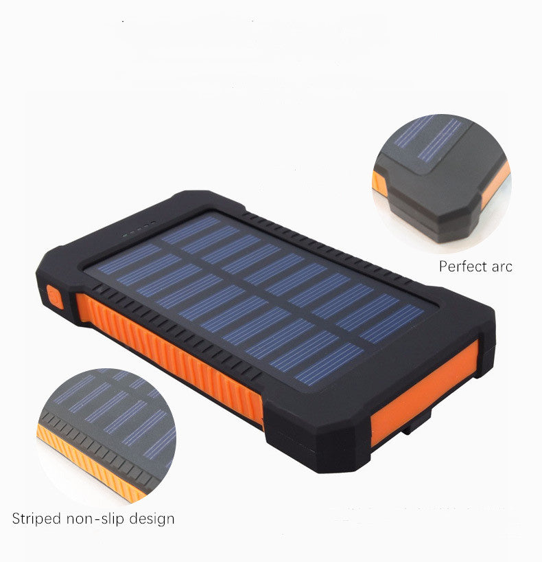 Golego Power Bank Outdoor Waterproof 20000mAh 2 USB Portable Solar Battery Charger Solar Power Bank