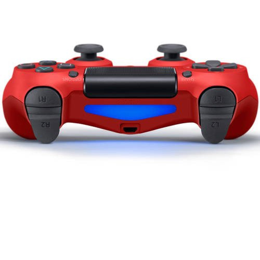 Wireless Controller Compatible with PS4,Vibration Game Joystick Compatible with PS4 - Magma Red
