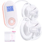 Wearable Double Electric Breast Pump, Hands Free & Low Noise Portable Breast Pump with 3 Modes, 9 Levels