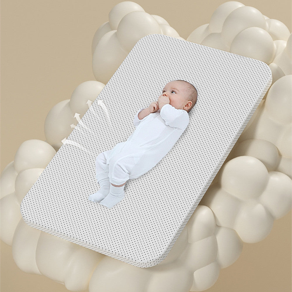 Yadala Bedside Cribs, Baby Bassinet 3 in 1 Travel Baby Crib Baby Bed with Breathable Net, Adjustable Portable Bed for Infant/Baby with Detachable Mosquito net and Mattress,Gray