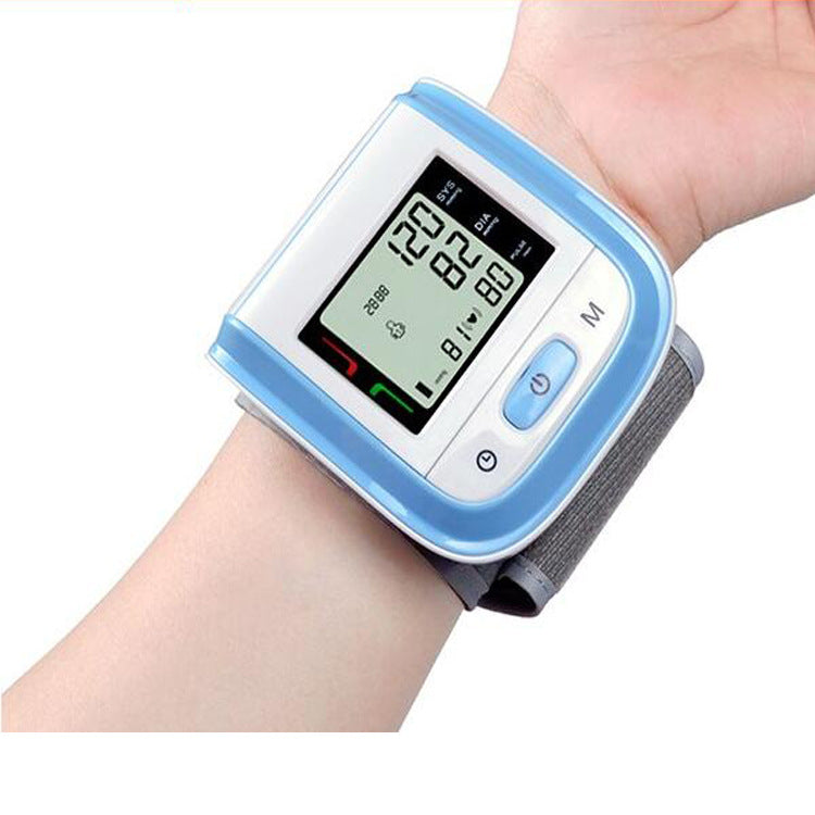 Blood Pressure Monitor, BDUN Automatic Blood Pressure Machine Wrist Cuff with Heart Rate, LCD Display, Memory and Carrying Case