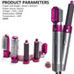 5 in 1 Hair Dryer Brush with Hair Volumizer,Hot Air Brush, Scalp Massager,Curler and Straightener