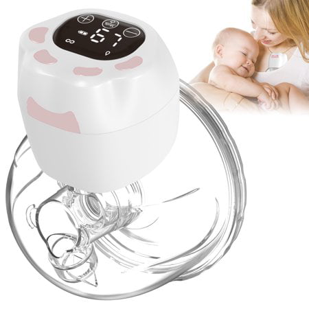 Wearable Breast Pump, Hands Free Electric Breast Pump with 3 Modes & 9 Levels