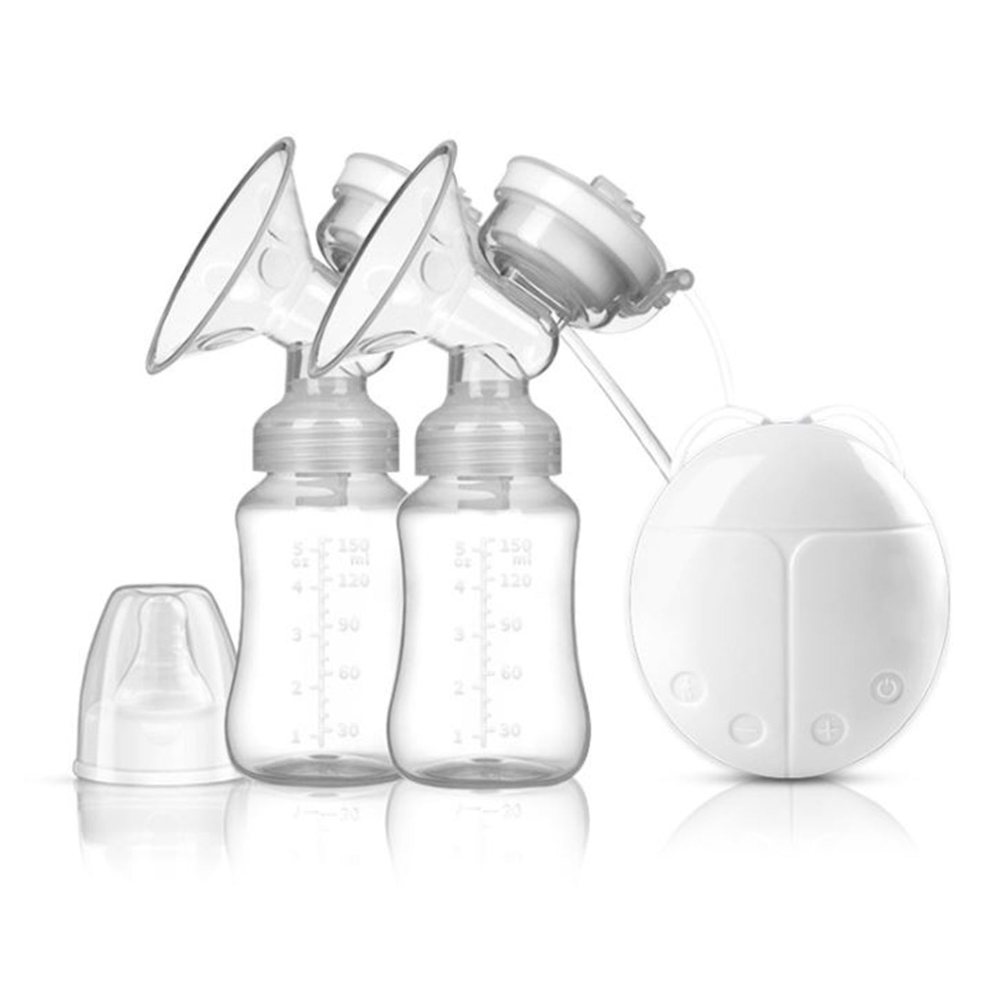 Yadala  Double Breast Pump, Breast Pump, Portable Dual Suction Nursing Breastfeeding Pump