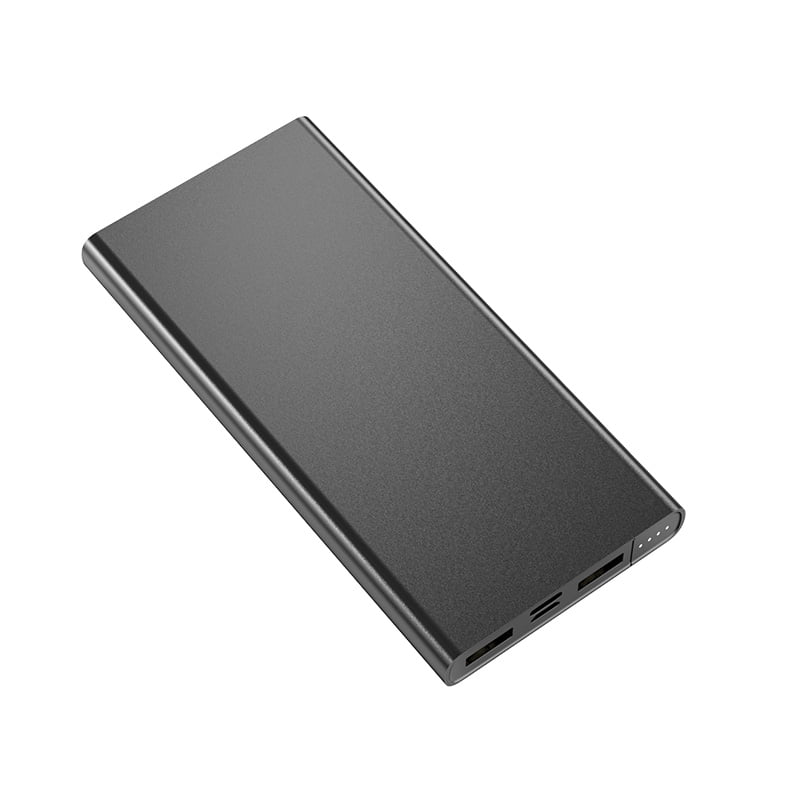 Golego Mini Portable Power Bank 10000mAh Power Bank USB C PD QC3.0 Two-way Fast Charging ,Black
