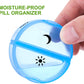 Pill Organizer 2 Times A Day Travel Weekly Pill Box 7 Day AM/PM Pill Organizer, Large Pop-Out Compartments, Rainbow