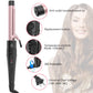 6 in 1 Curling Iron Wand Set - Byfumay Ceramic  Hair Curling Iron with 6 Interchangeable Ceramic Barrels(0.35’’ -1.25’’) and 2 Temperature Instant Heat Up Hair Curler for All Hair Types